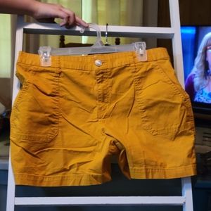 Mustard Yellow shorts